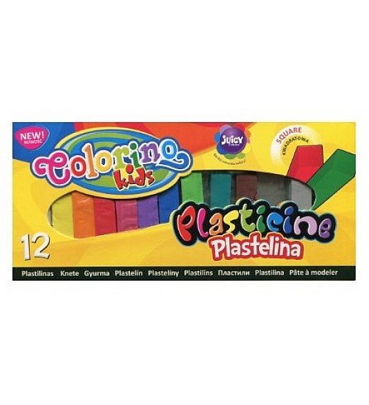 Plastelin COLORINO kvadratni 12/1