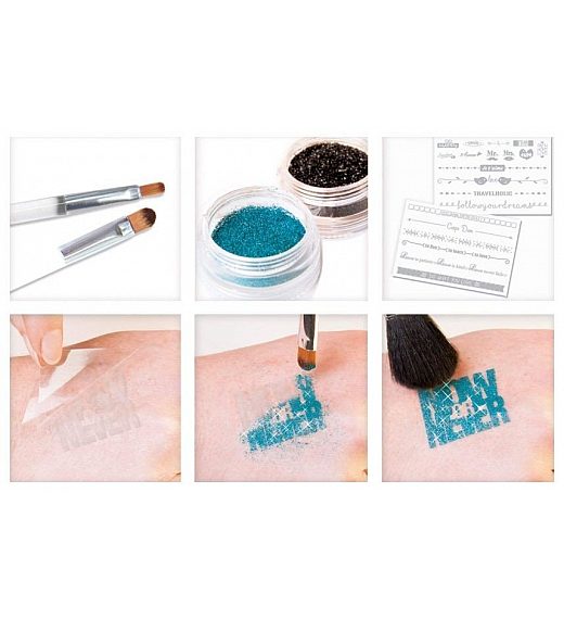 TATTOO SET GLITZA FASHION - EXPRESS YOURSELF