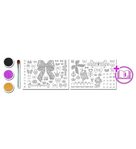 TATTOO SET GLITZA ART - CUTIE BOW