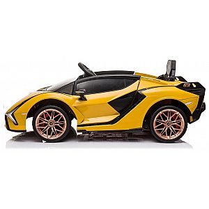 12V LAMBORGHINI SIAN - dječji akumulatorski auto, žuti