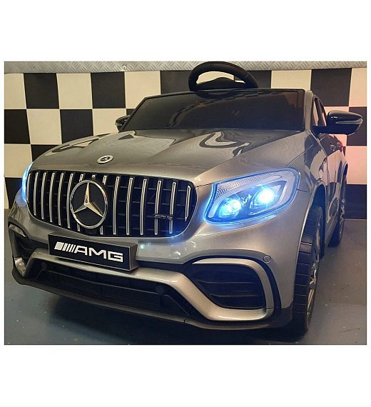 12V MERCEDES GLC 63 COUPE’  Metallic Silver - otroški električni avto