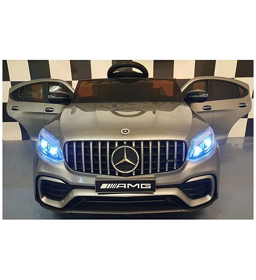 12V MERCEDES GLC 63 COUPE’  Metallic Silver - auto na akumulator