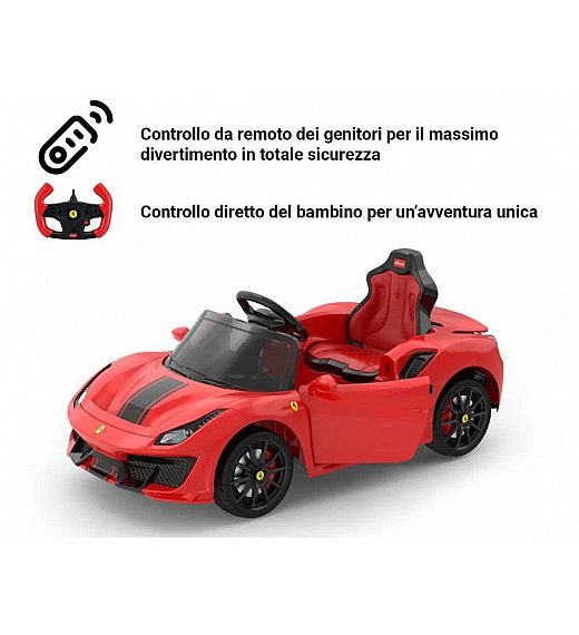 Otroški avto na akumulator 12V FERRARI 488