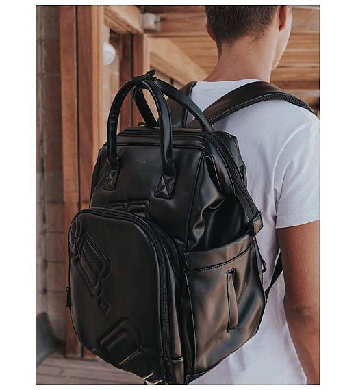 Torba za presvlačenje BACKPACK Recycled PU Black