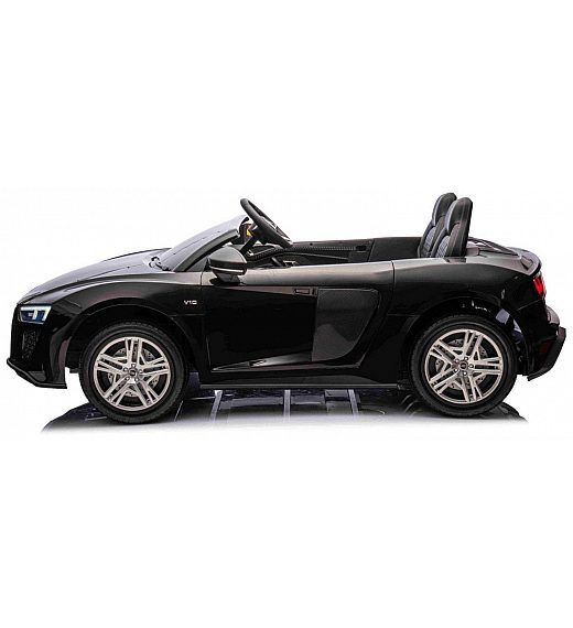 24V AUDI R8 SPYDER Black - dječji automobil na baterije Beneo