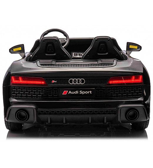 24V AUDI R8 SPYDER Black - dječji automobil na baterije Beneo