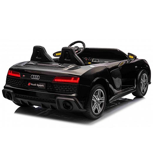 24V AUDI R8 SPYDER Black - dječji automobil na baterije Beneo