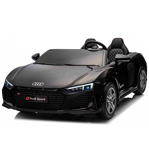 24V AUDI R8 SPYDER Black - dječji automobil na baterije Beneo