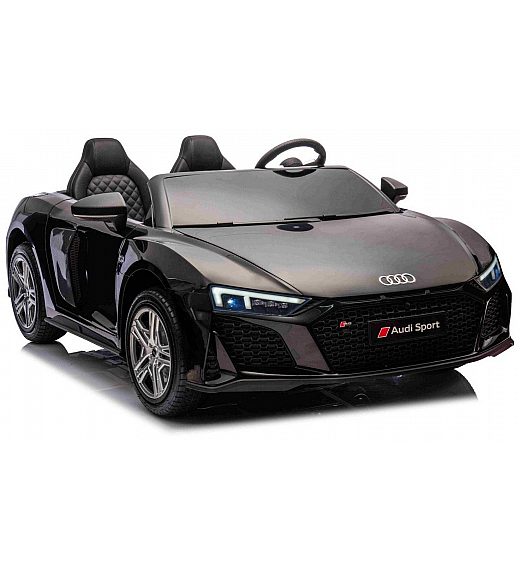 24V AUDI R8 SPYDER Black - dječji automobil na baterije Beneo