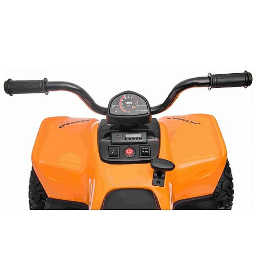 12V otroški štirikolesnik QUAD 4x4 McLaren Racing MCL Orange Beneo