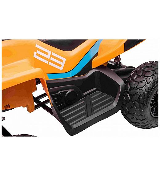 12V otroški štirikolesnik QUAD 4x4 McLaren Racing MCL Orange Beneo