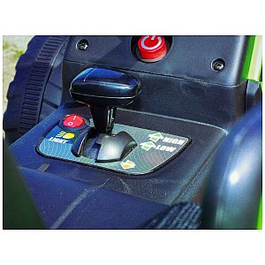 12V Traktor s prikolicom plavi