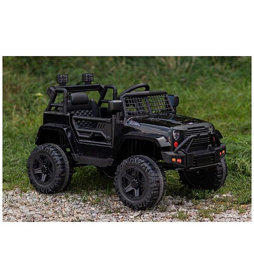 12V OFFROAD - dječji akumulatorski auto, crni