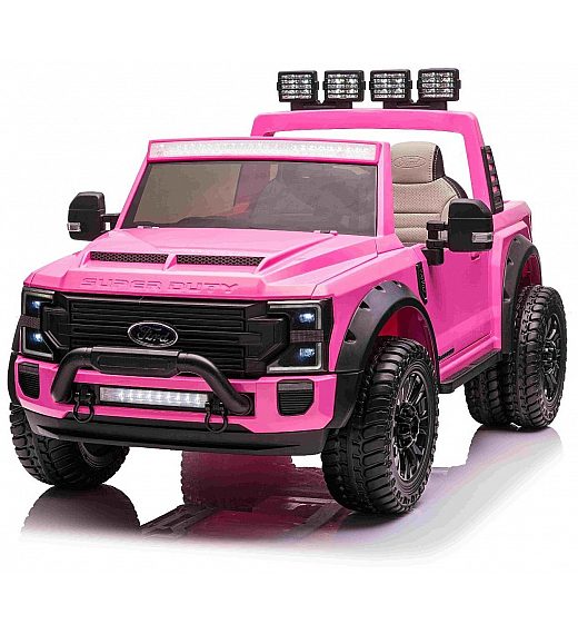 24V Ford Super Duty pink – otroški avto na akumulator