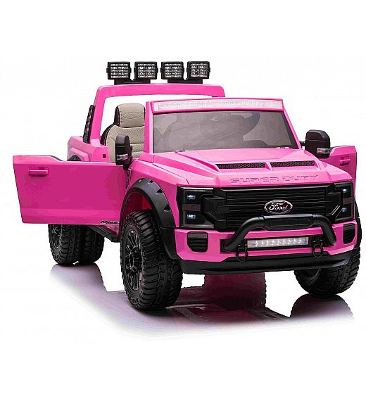 24V Ford Super Duty pink – otroški avto na akumulator