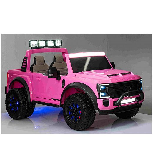 24V Ford Super Duty pink – otroški avto na akumulator