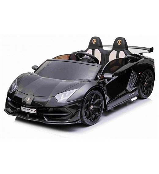 24V Lamborghini Aventador crni - dječji automobil na baterije