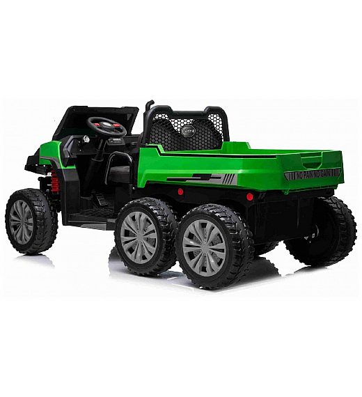 24V RIDER XXL 6X6 - dječji akumulatorski auto, zeleni