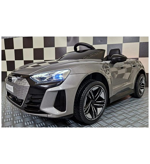 12V Audi E-tron GT - dječji akumulatorski auto, Metallic Silver