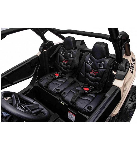 12V CAM-AM MAVERICK - dječji automobil na baterijem 4x4, crveni