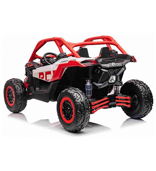 12V CAM-AM MAVERICK - dječji automobil na baterijem 4x4, crveni