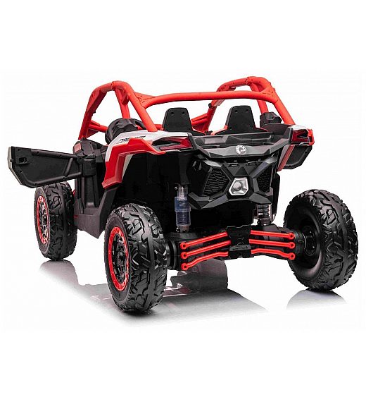 12V CAM-AM MAVERICK - dječji automobil na baterijem 4x4, crveni