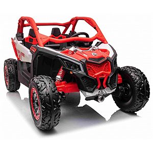 12V CAM-AM MAVERICK - dječji automobil na baterijem 4x4, crveni