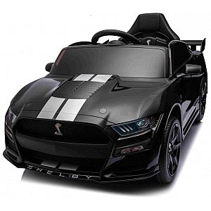 12V avto za otroke Shelby Mustang GT 500 Cobra, črn