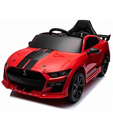 12V avto za otroke Shelby Mustang GT 500 Cobra, rdeč