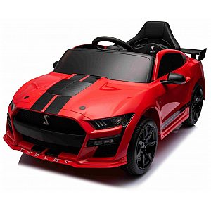 12V avto za otroke Shelby Mustang GT 500 Cobra, rdeč