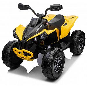 12V otroški štirikolesnik CAN-AM Renegade, rumen