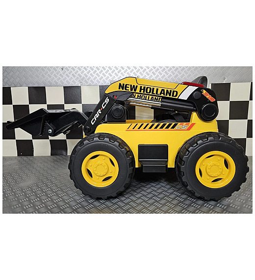 12V New Holland - dječji bager u žutoj boji Cars4kids Trading