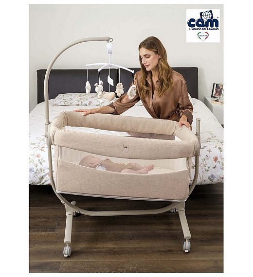 Obposteljna posteljica CULLAMI Beige Cam