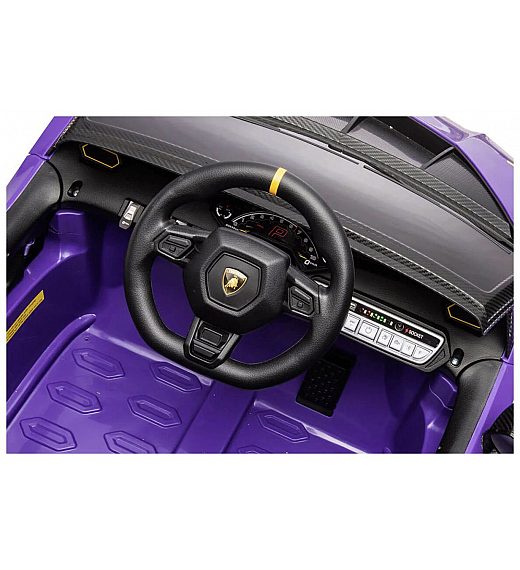 Otroški avto na akumulator 12V LAMBORGHINI AUTENTICA Purple Cars4kids