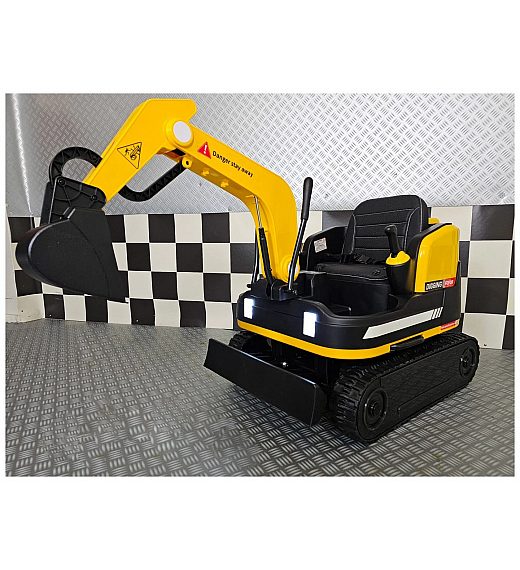 24V Excavator - dječji bager u žutoj boji Cars4kids Trading