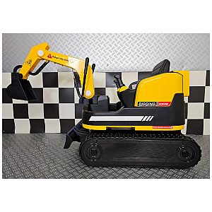 24V Excavator - otroški bager v rumeni barvi