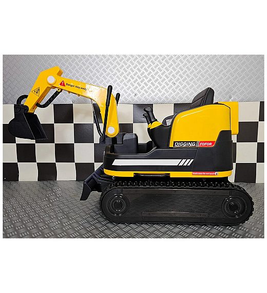 24V Excavator - otroški bager v rumeni barvi Cars4kids