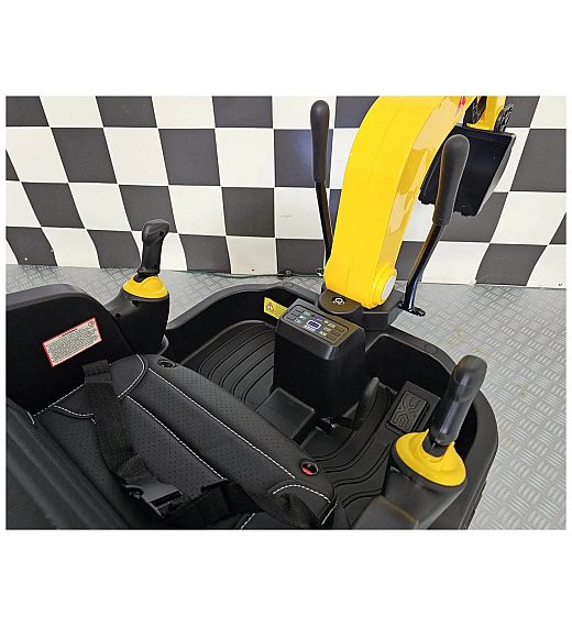 24V Excavator - dječji bager u žutoj boji Cars4kids Trading