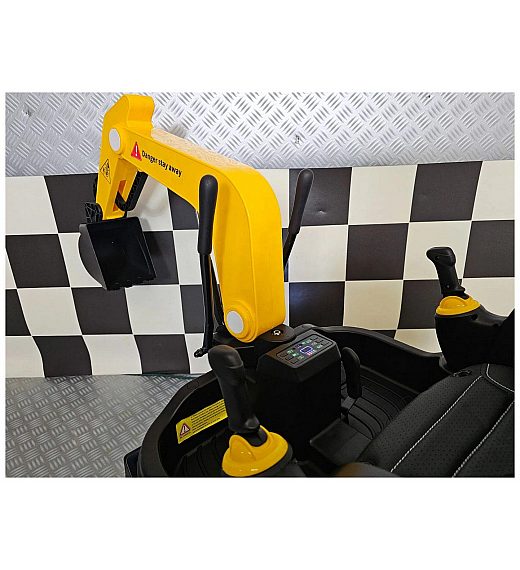 24V Excavator - otroški bager v rumeni barvi Cars4kids