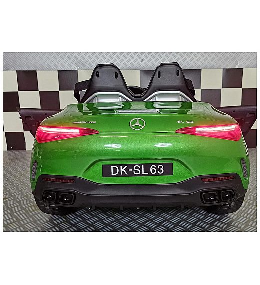 Avto na akumulator 12V Mercedes SL63 Metallic Green Cars4kids