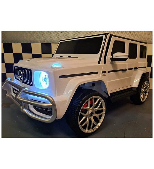 24V Mercedes G63 - dječji auto na akumulator, bijele boje Cars4kids Trading