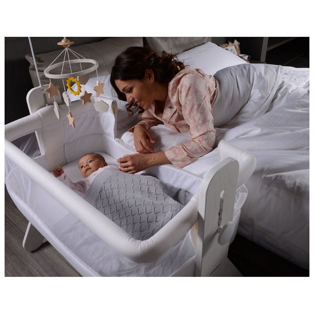 Foppapedretti culla co-sleeping iNanna - greige