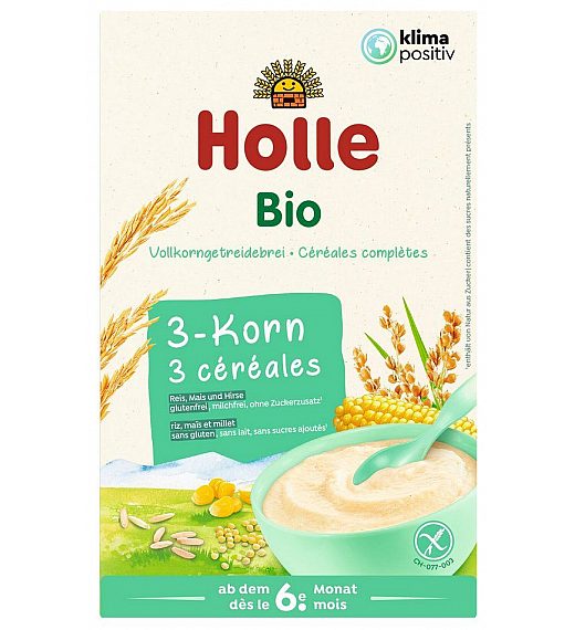 Kaša 3 zrna po 6. mesecu HOLLE, BIO 250g