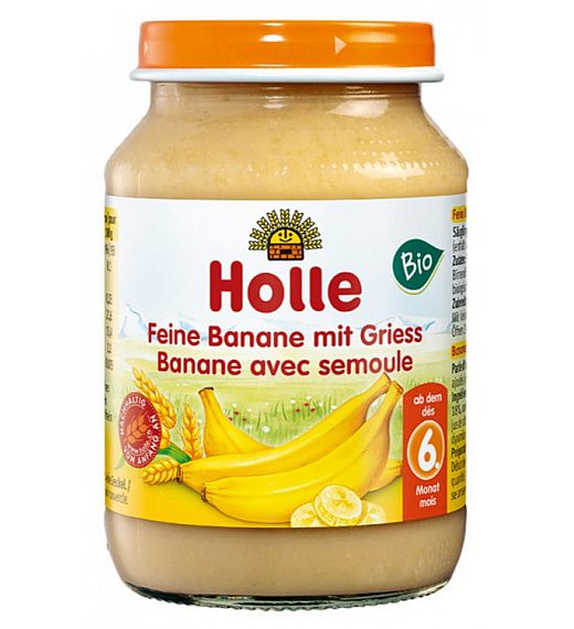 Holle Fine banana s grizom