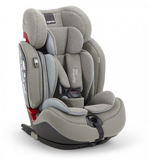 Avtosedež isofix GEMINO I-fix Moon Grey skupine 1,2,3