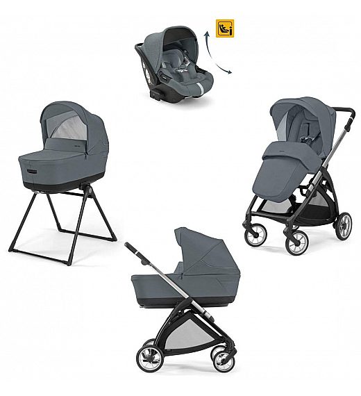 Dječja kolica Quattro ELECTA DARWIN RECLINE i-Size Union Grey Inglesina