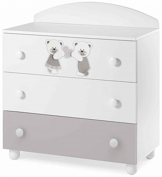 Lesena komoda DOLCI COCCOLE Grey Italbaby