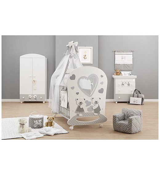 Drveni ormar DOLCI COCCOLE Grey Italbaby