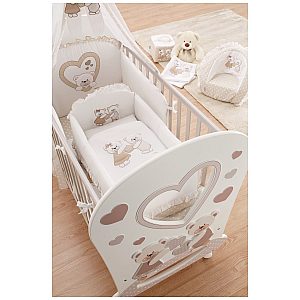 DOLCI COCCOLE Dove Grey lesena otroška postelja