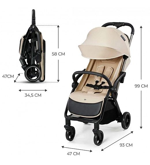 Športni voziček APINO Dune Beige Kinderkraft